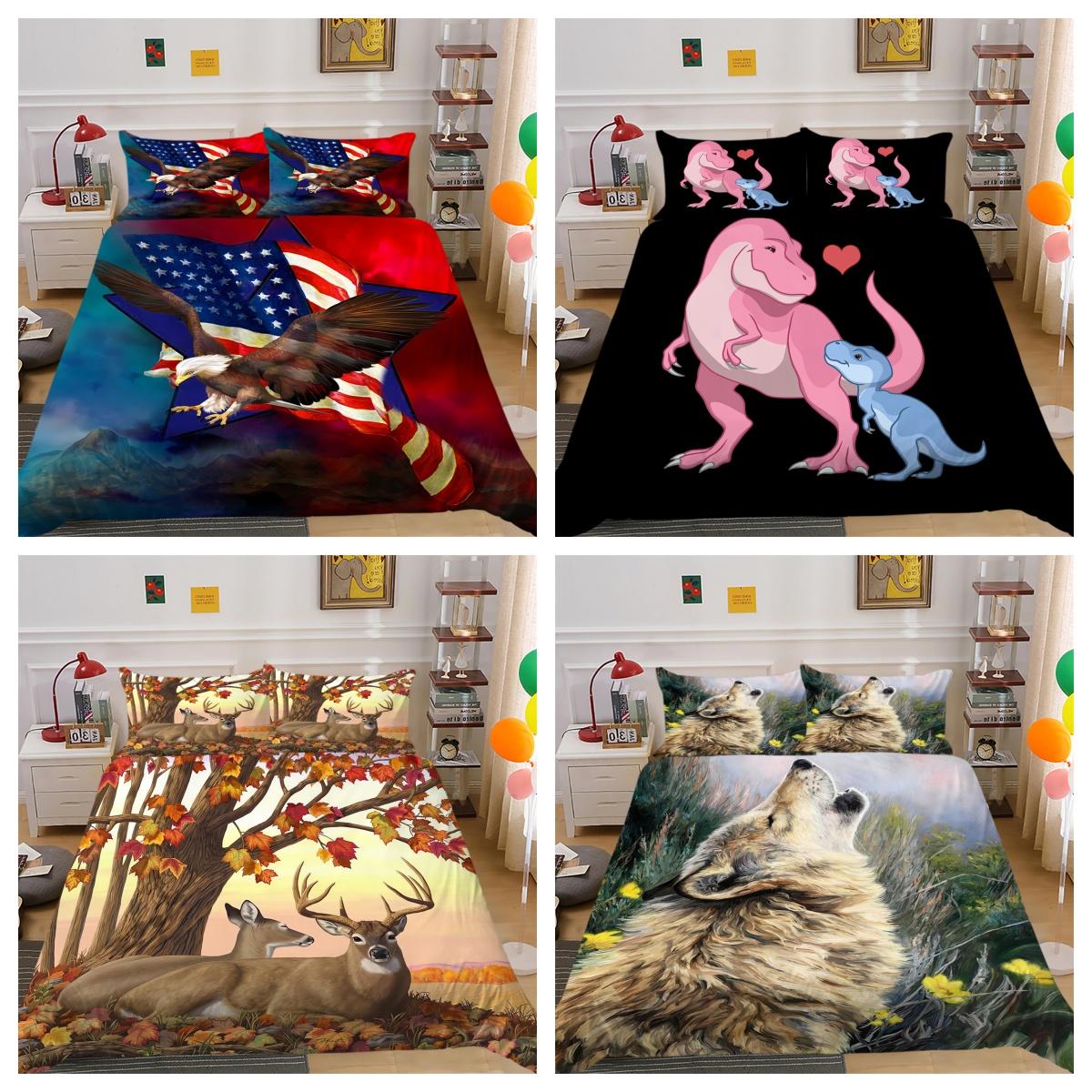 Bed Set Cover Lion Wolf Quilt Cover Set Comforter Cover Set Bedding Sets Single 135x200cm
Bed Set Cover Lion Wolf Quilt Cover Set Comforter Cover Set Bedding Sets Single 135x200cm