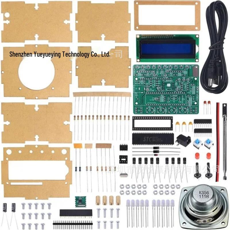 RDA5807 FM Radio Kit: 87-108MHz, LCD Display, DIY Welding Practice
RDA5807 FM Radio Kit: 87-108MHz, LCD Display, DIY Welding Practice