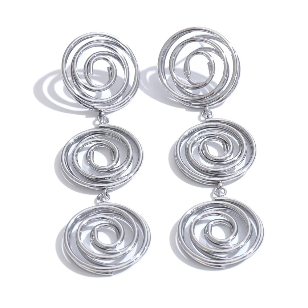 Yhpup Popular Stainless Steel Round Hollow Long Drop Earrings for Women Rust Proof Daily Charm Statement Jewelry Waterproof Gift
Yhpup Popular Stainless Steel Round Hollow Long Drop Earrings for Women Rust Proof Daily Charm Statement Jewelry Waterproof Gift