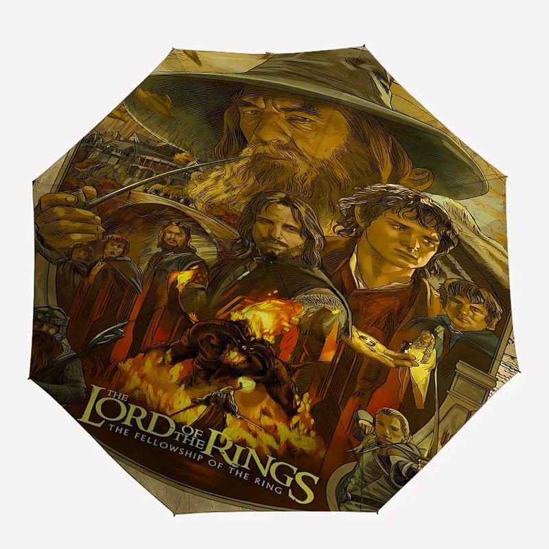1pc Gandalf Fellowship Automatic Folding Umbrella - Compact 8-Rib Design, Durable Plastic & Iron1471L
1pc Gandalf Fellowship Automatic Folding Umbrella - Compact 8-Rib Design, Durable Plastic & Iron1471L