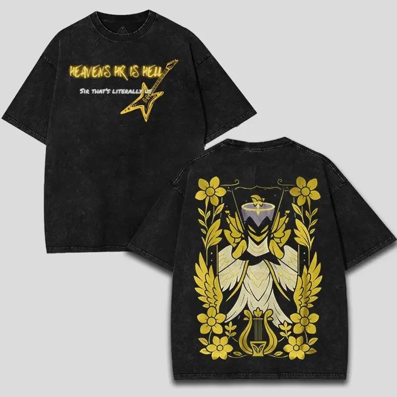 Unisex Women Clothing Cotton Short Sleeve Oversized Tees Hot Anime Hazbin Hotel Valentino T Shirt Angel Dust Vintage Washed Tshirt S
Unisex Women Clothing Cotton Short Sleeve Oversized Tees Hot Anime Hazbin Hotel Valentino T Shirt Angel Dust Vintage Washed Tshirt S