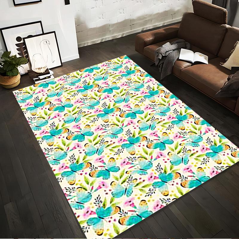 Floral Butterfly Pattern Carpet, Colorful Nature Design Home Decor Suitable for use as an anti-slip for living room bedroom sofas 40x60cm( 15x23in )
Floral Butterfly Pattern Carpet, Colorful Nature Design Home Decor Suitable for use as an anti-slip for living room bedroom sofas 40x60cm( 15x23in )