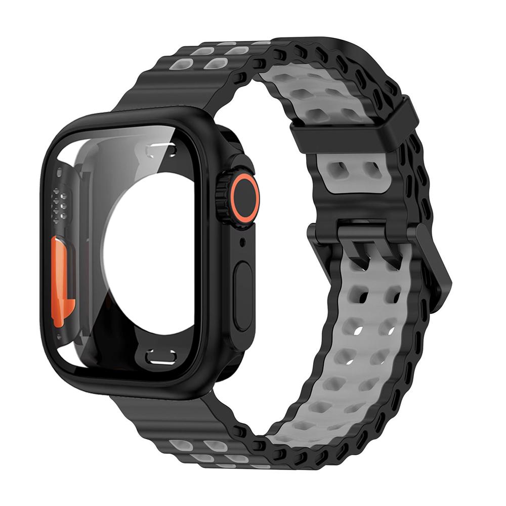 Силиконовый ремешок+чехол для Apple Watch Series11 10 9 8 7 6 5 4 Превратить в Ultra3 2 49мм Двухцветный спортивный браслет Защитное стекло 46mm Series11 10
Силиконовый ремешок+чехол для Apple Watch Series11 10 9 8 7 6 5 4 Превратить в Ultra3 2 49мм Двухцветный спортивный браслет Защитное стекло 46mm Series11 10