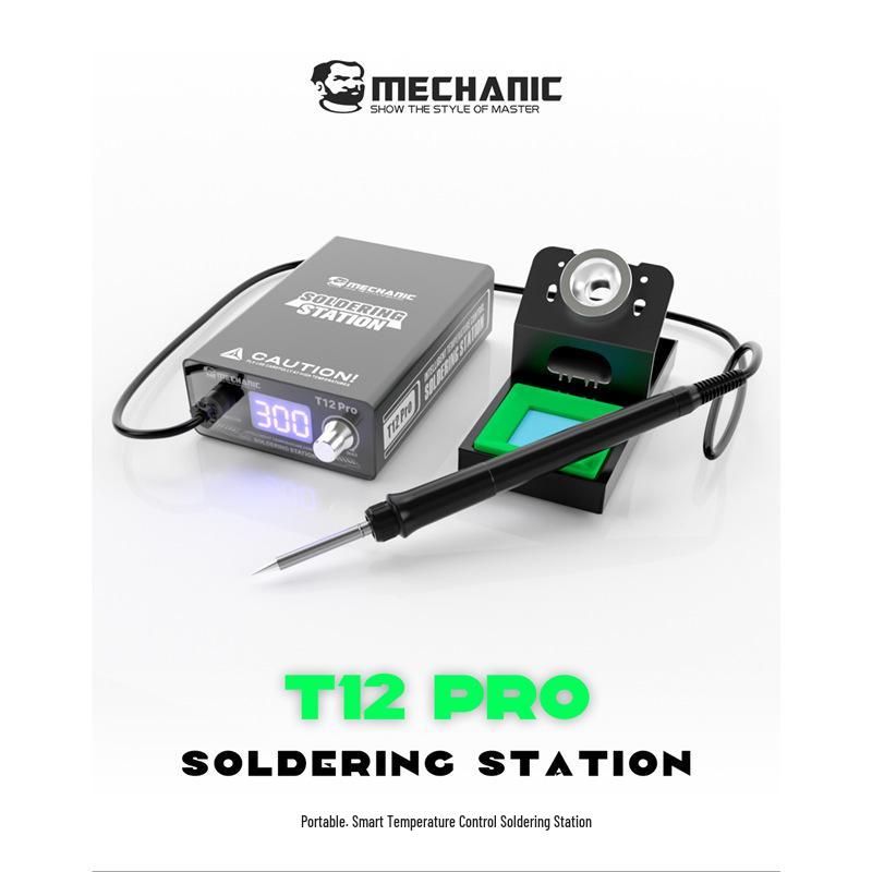 Smart T12PRO Digital Soldering Station with Adjustable Temperature and Anti-static Features Repair Master T12Pro Soldering Station (220V)
Smart T12PRO Digital Soldering Station with Adjustable Temperature and Anti-static Features Repair Master T12Pro Soldering Station (220V)