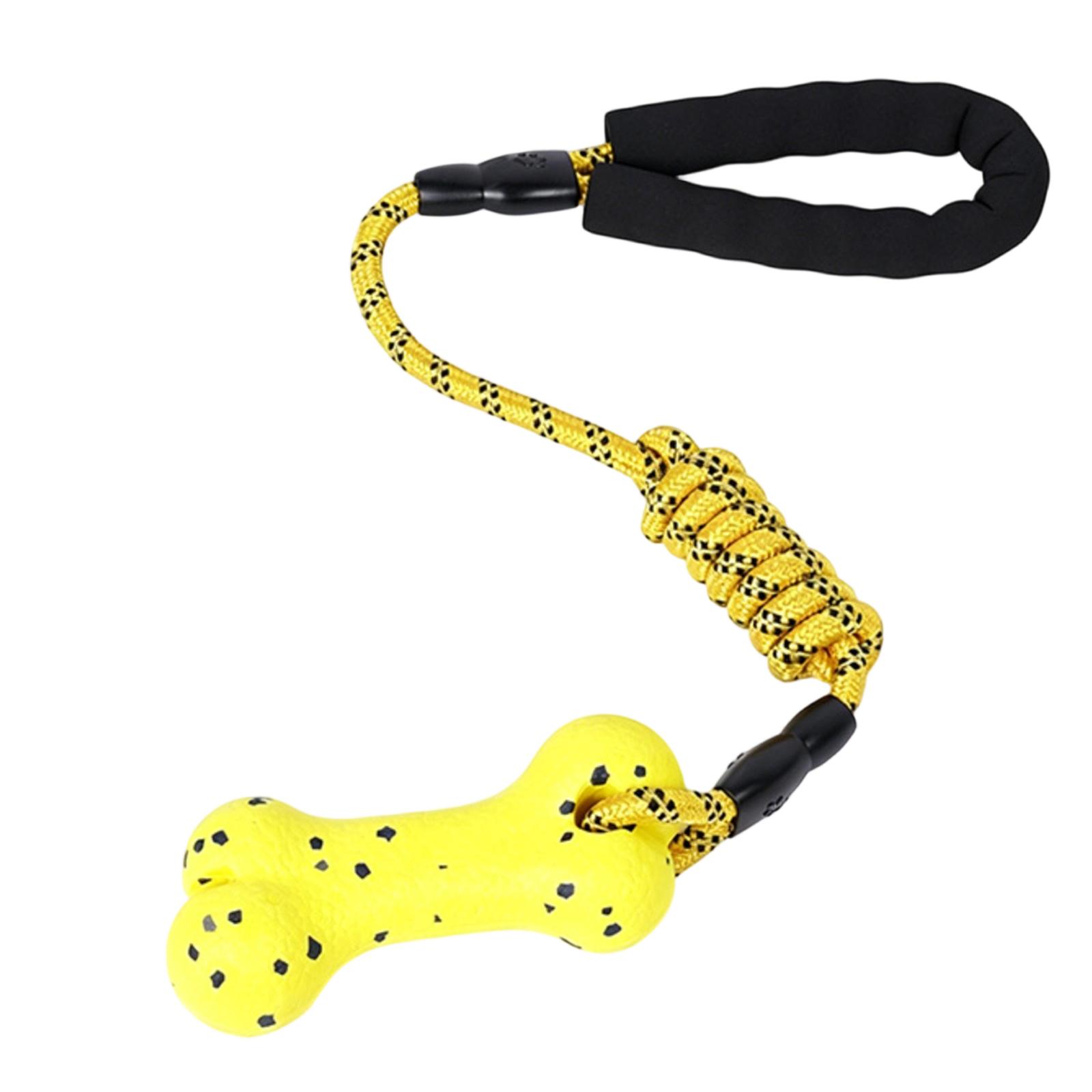 Durable ETPU Bone Chew Toy with Interactive Tug Rope for Dogs Strong Bite Resistant Pet Toy for Training and Play One Size жовтий
Durable ETPU Bone Chew Toy with Interactive Tug Rope for Dogs Strong Bite Resistant Pet Toy for Training and Play One Size жовтий