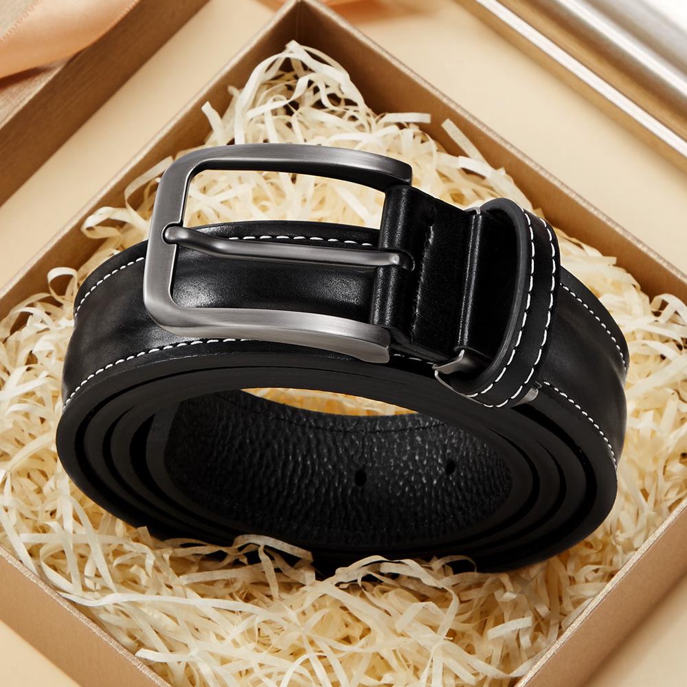 2025 New Men s Genuine Cowhide Leather Pin Buckle Belt for Young Men - Casual Style 120cm
2025 New Men s Genuine Cowhide Leather Pin Buckle Belt for Young Men - Casual Style 120cm