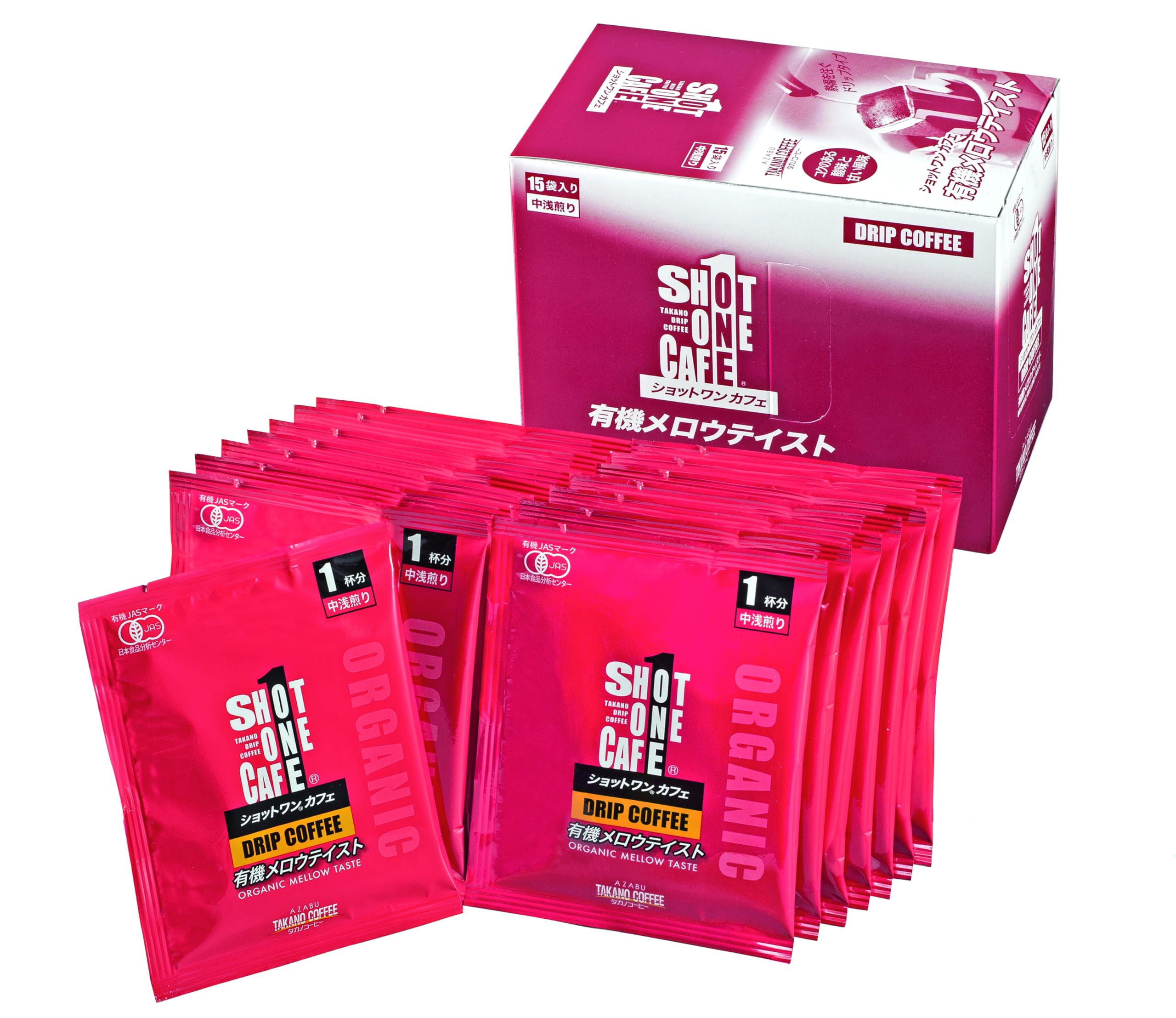 Shot One Cafe Organic Mellow Taste 15P
Shot One Cafe Organic Mellow Taste 15P