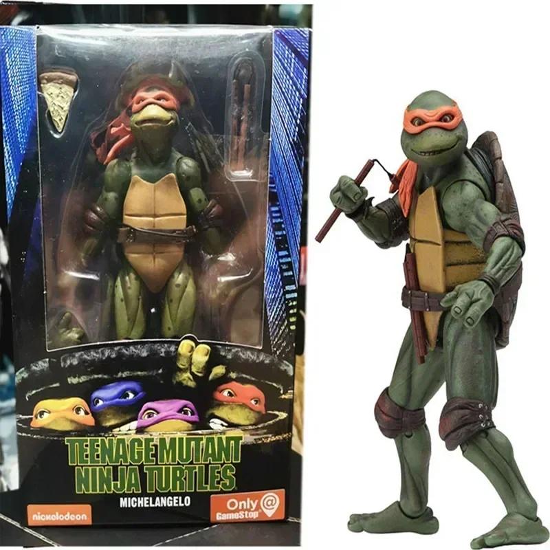 Neca 4pcs TMNT Teenage Mutant Ninja Turtles Movable Action Figure Movie Edition Anime Collectible Model Toy Doll Gifts
Neca 4pcs TMNT Teenage Mutant Ninja Turtles Movable Action Figure Movie Edition Anime Collectible Model Toy Doll Gifts