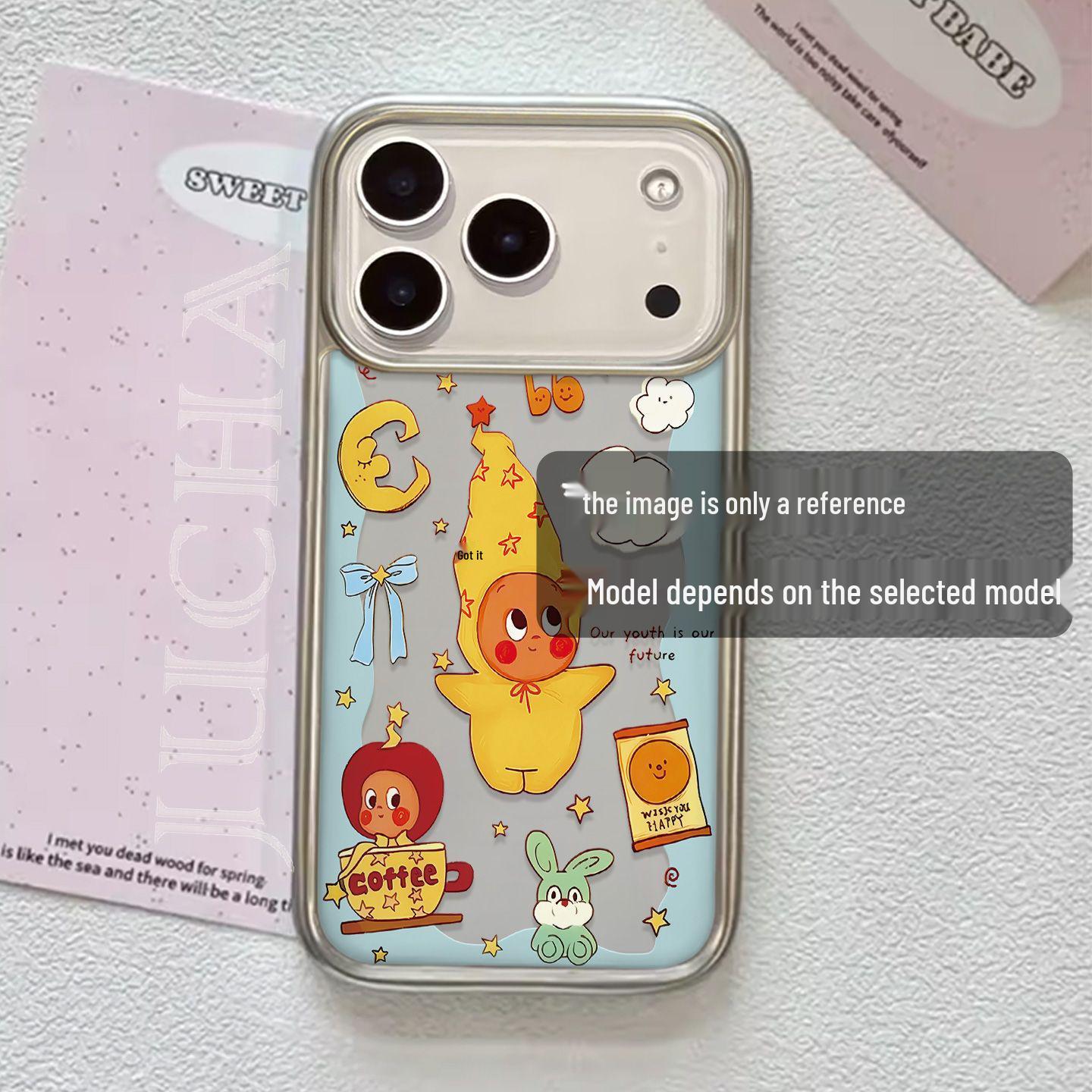 Cloud Star Apple 17 Cartoon Case, Cute & Drop-proof, Fits iPhone 16 Pro Max, 15, 14. 16 Plus
Cloud Star Apple 17 Cartoon Case, Cute & Drop-proof, Fits iPhone 16 Pro Max, 15, 14. 16 Plus