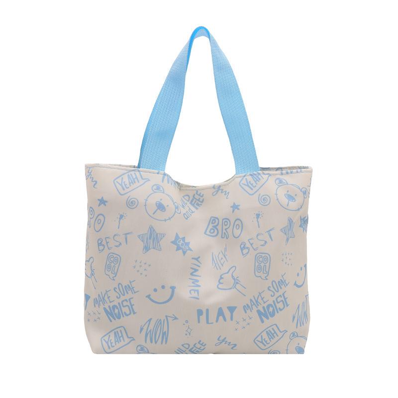 Spring and summer new textured graffiti bag women s contrasting color trend largecapacity shoulder bag tote bag синій
Spring and summer new textured graffiti bag women s contrasting color trend largecapacity shoulder bag tote bag синій