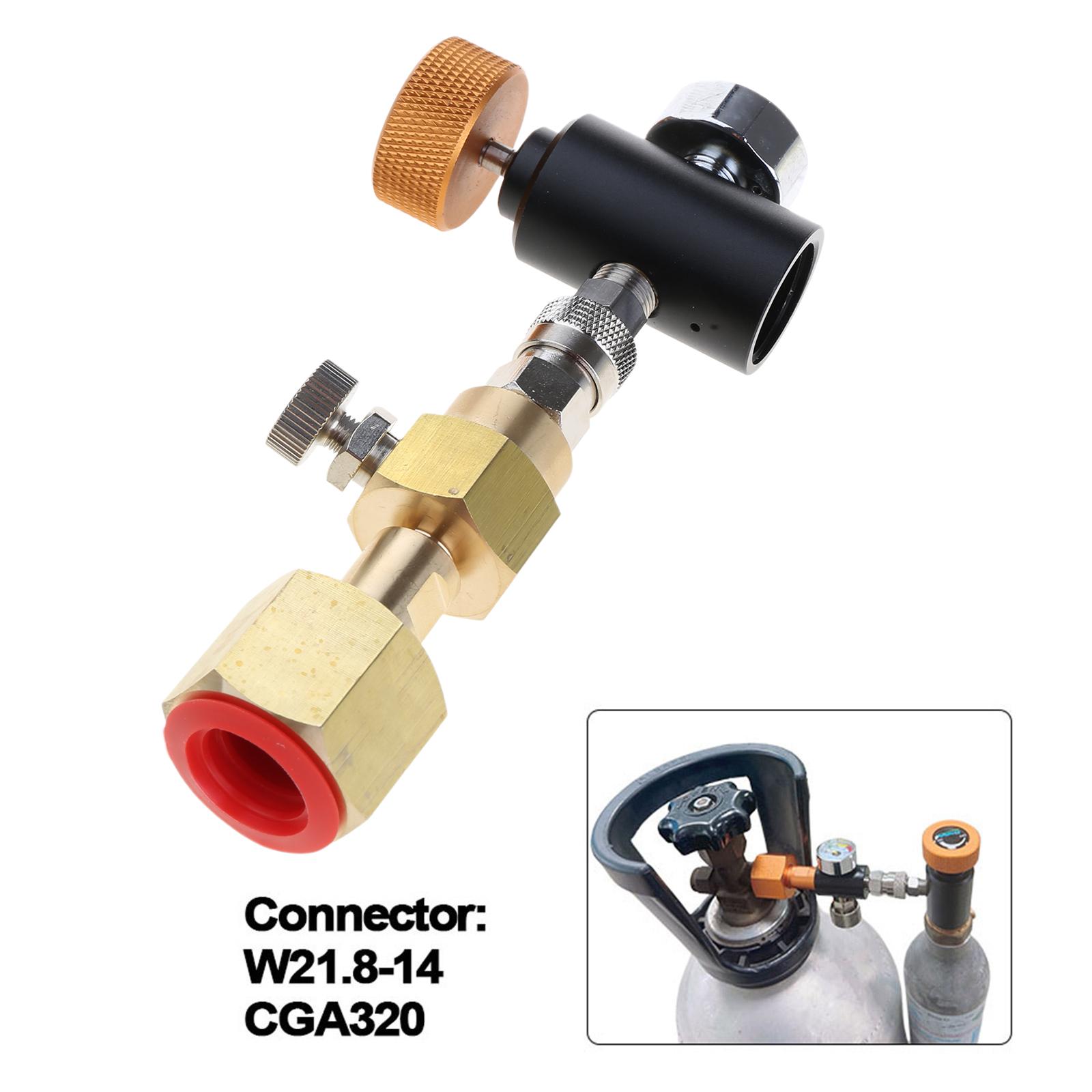 Co2 Refill Station Adapter Tr21-3 for Quooker Tanks to CGA320 W21.8-14 Large CO2 Tanks Quick Disconnect Connector Aluminum E
Co2 Refill Station Adapter Tr21-3 for Quooker Tanks to CGA320 W21.8-14 Large CO2 Tanks Quick Disconnect Connector Aluminum E
