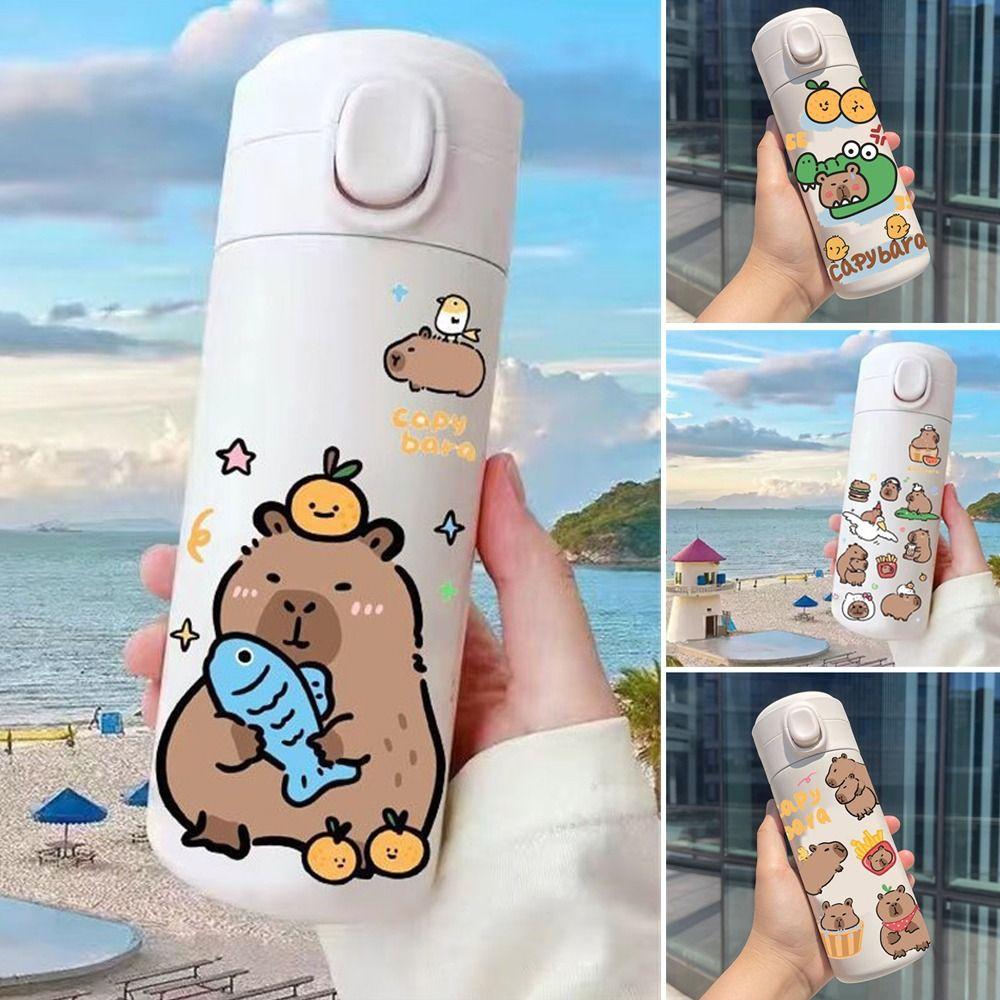 420ML Capybara Insulated Water Bottle Cartoon Children s Sport Watter Bottle Outdoor 5
420ML Capybara Insulated Water Bottle Cartoon Children s Sport Watter Bottle Outdoor 5