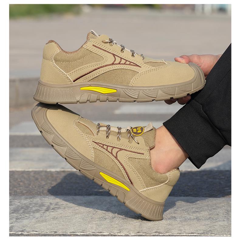 Чоловіче захисне робоче взуття: Захист від ударів, проколів, дихаючий, зручний, зносостійкий, ідеально підходить для будівельних майданчиків. 44
Чоловіче захисне робоче взуття: Захист від ударів, проколів, дихаючий, зручний, зносостійкий, ідеально підходить для будівельних майданчиків. 44