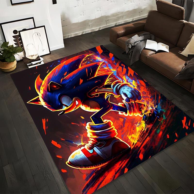 Blue Hedgehog Character Carpet with Fiery Splash Art Design Suitable for use as an anti-slip for living room bedroom sofas 40x60cm( 15x23in )
Blue Hedgehog Character Carpet with Fiery Splash Art Design Suitable for use as an anti-slip for living room bedroom sofas 40x60cm( 15x23in )