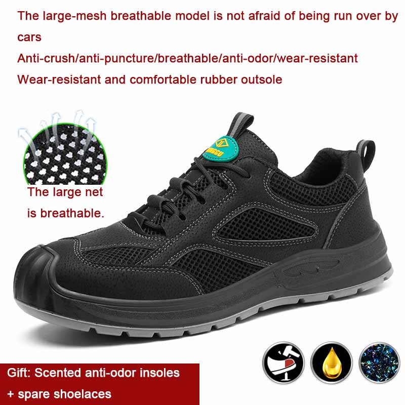 Oulylan Men Steel Toe Shoes Sport Style New Unisex Safety Shoes Men Work Sneakers Indestructible Safety Boots Women Shoes 44
Oulylan Men Steel Toe Shoes Sport Style New Unisex Safety Shoes Men Work Sneakers Indestructible Safety Boots Women Shoes 44