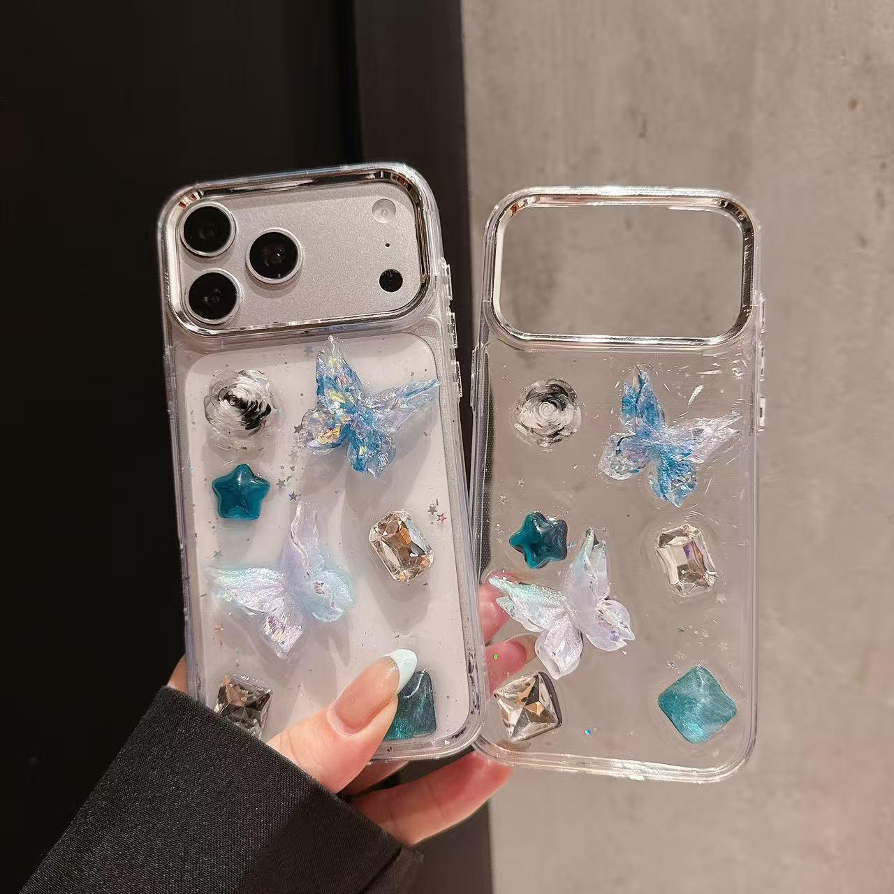 Gradient Butterfly iPhone 17 Case: Aesthetic Clear Protective Cover with Epoxy Design 13 Pro
Gradient Butterfly iPhone 17 Case: Aesthetic Clear Protective Cover with Epoxy Design 13 Pro