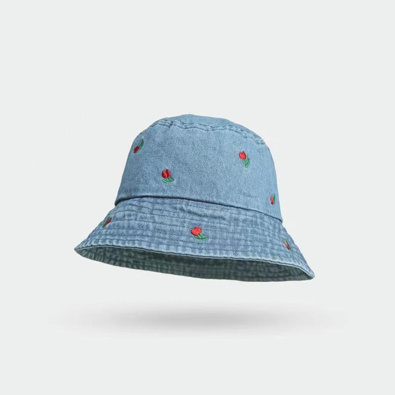 Summer Hats For Women Bucket Hat Women Denim Cloth Embroidered Flower Sunshade Foldable Sun Hat Female Casual Vintage Bob Cap 56-58cm світло-синій колір
Summer Hats For Women Bucket Hat Women Denim Cloth Embroidered Flower Sunshade Foldable Sun Hat Female Casual Vintage Bob Cap 56-58cm світло-синій колір