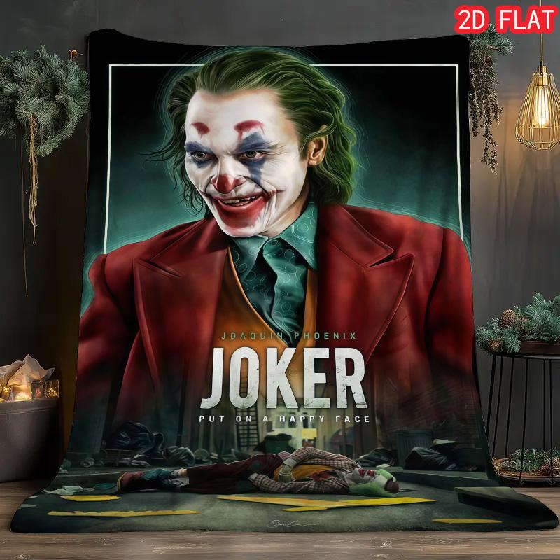 Dark Joker Theme Fleece Blanket Soft Warm Durable Blanket for Living Room Bedroom Sofa Stylish Home Decor for Movie Fans 75x90cm
Dark Joker Theme Fleece Blanket Soft Warm Durable Blanket for Living Room Bedroom Sofa Stylish Home Decor for Movie Fans 75x90cm