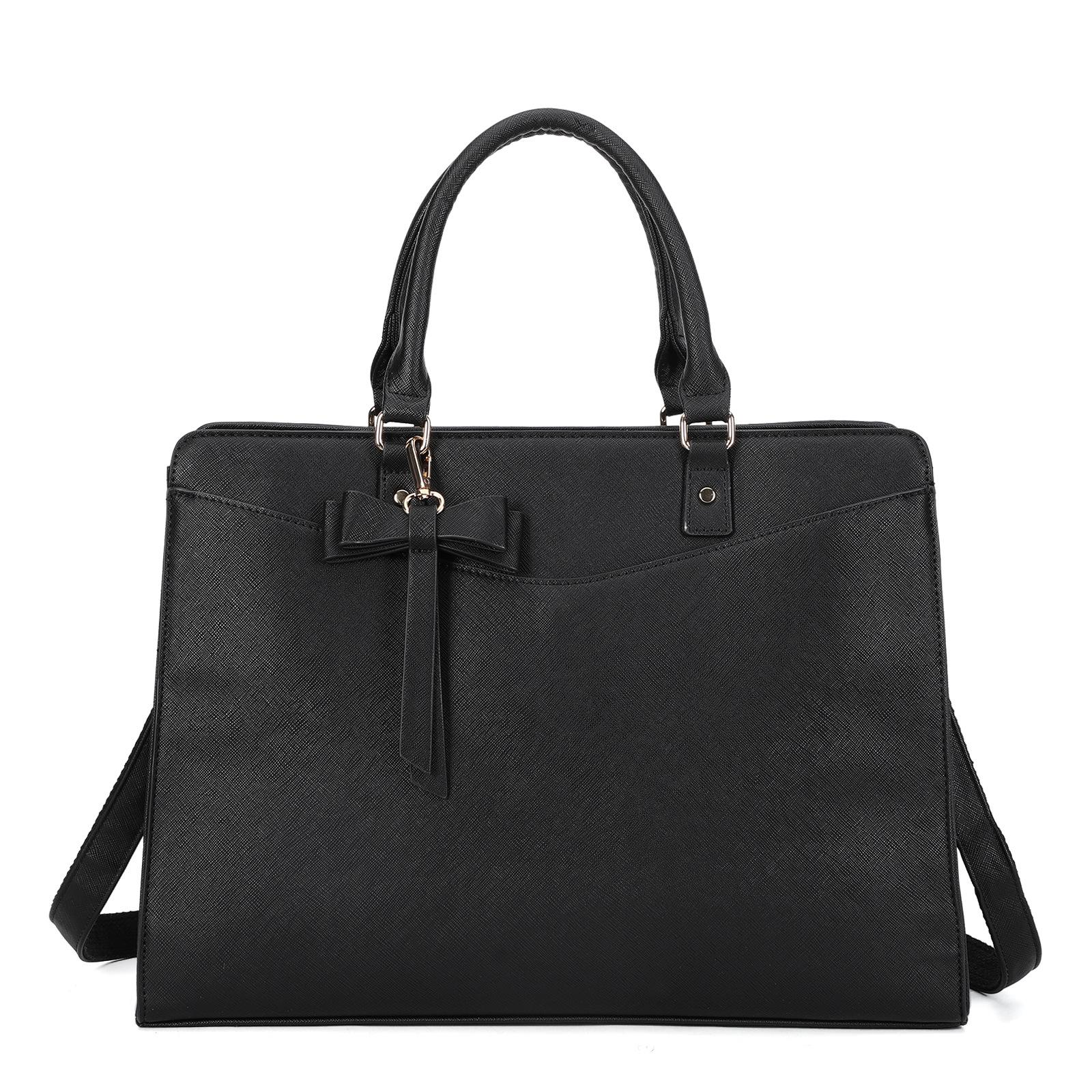 European and American Fashion Cross Pattern Large Capacity Single Shoulder Handheld Women s Bag Notebook Office Business Commuter Stock Tote Bag чорний
European and American Fashion Cross Pattern Large Capacity Single Shoulder Handheld Women s Bag Notebook Office Business Commuter Stock Tote Bag чорний