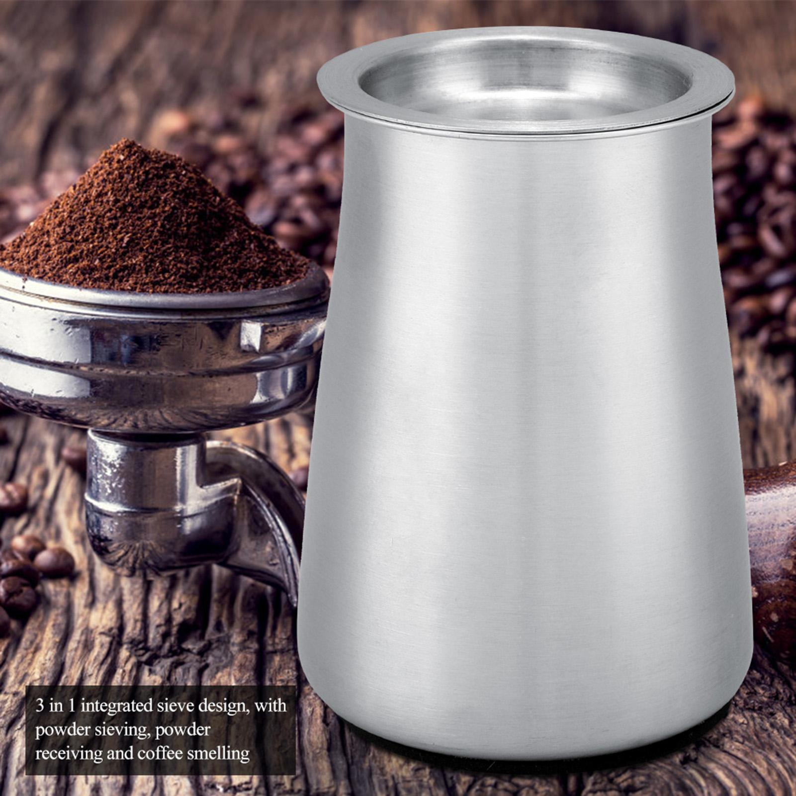 Stainless Steel Coffee Powder Sieve Dustproof Flour Filter Cup Grinder Accessory срібний
Stainless Steel Coffee Powder Sieve Dustproof Flour Filter Cup Grinder Accessory срібний