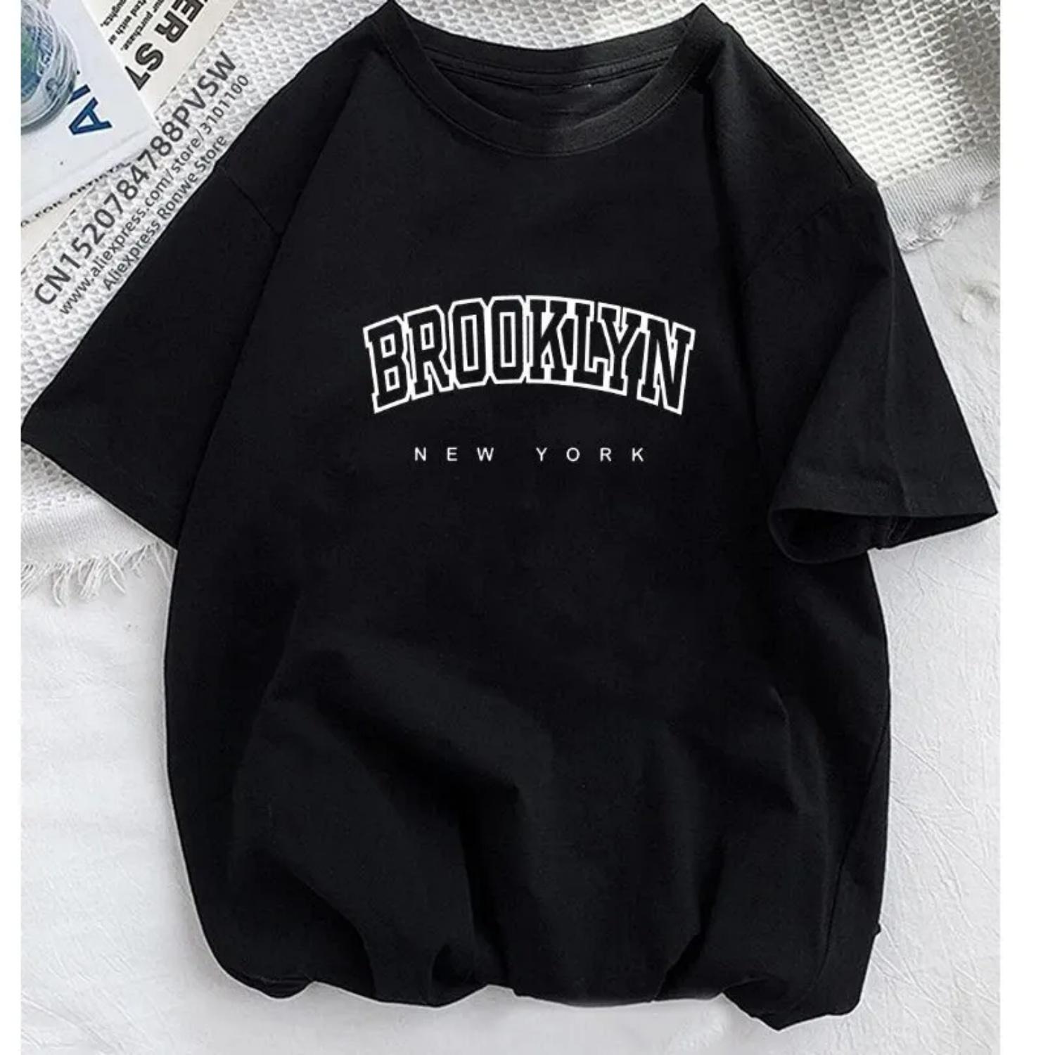 Женская футболка с принтом Brooklyn Letter, женская графика Harajuku 2023, уличная одежда, повседневная женская футболка Y2K S чёрный
Женская футболка с принтом Brooklyn Letter, женская графика Harajuku 2023, уличная одежда, повседневная женская футболка Y2K S чёрный