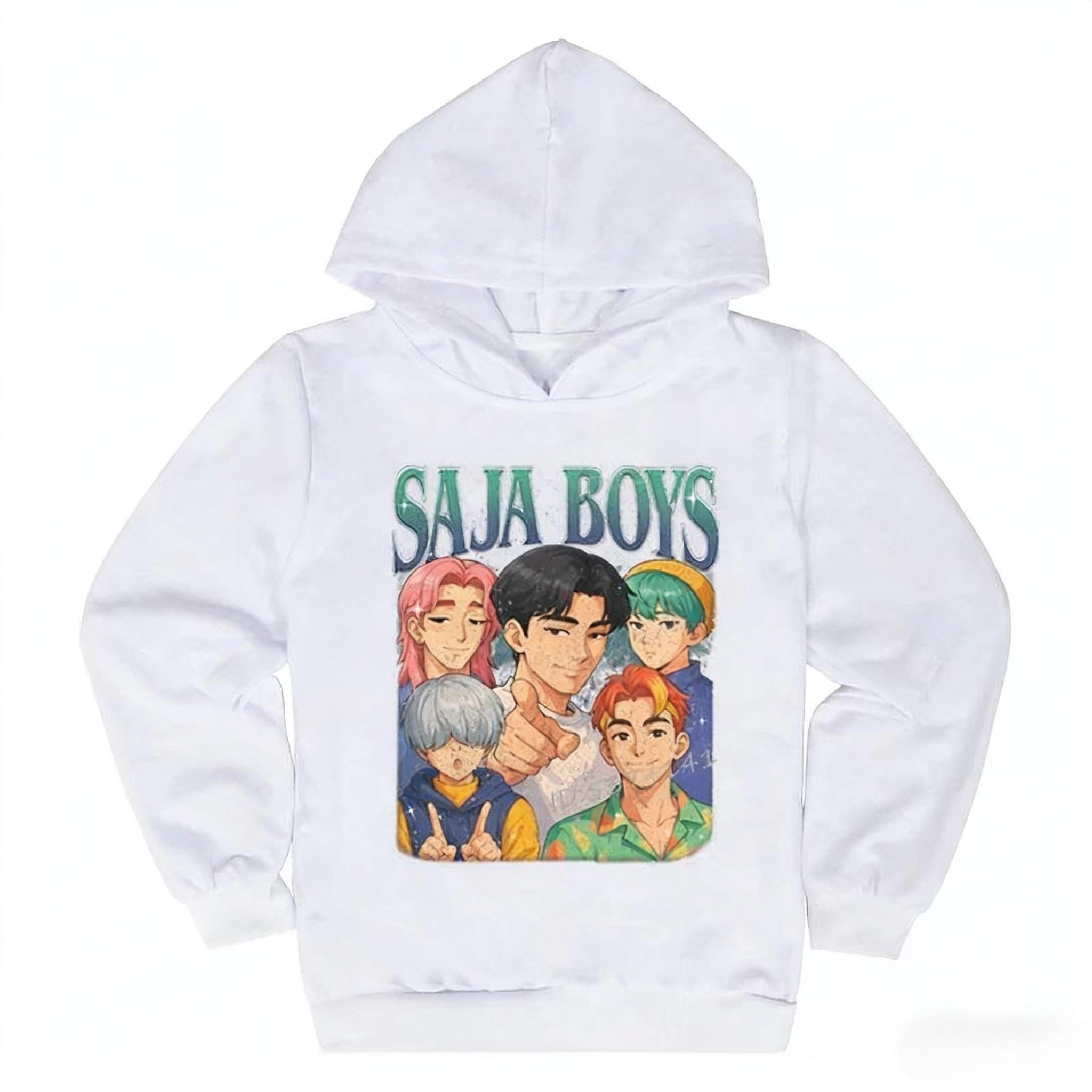K-pop Охотники на демонов Saja Boys Детская одежда Харадзюку Мода Уличная одежда Толстовки Девочка Мальчик Смешной подарок Одежда 100 белый
K-pop Охотники на демонов Saja Boys Детская одежда Харадзюку Мода Уличная одежда Толстовки Девочка Мальчик Смешной подарок Одежда 100 белый