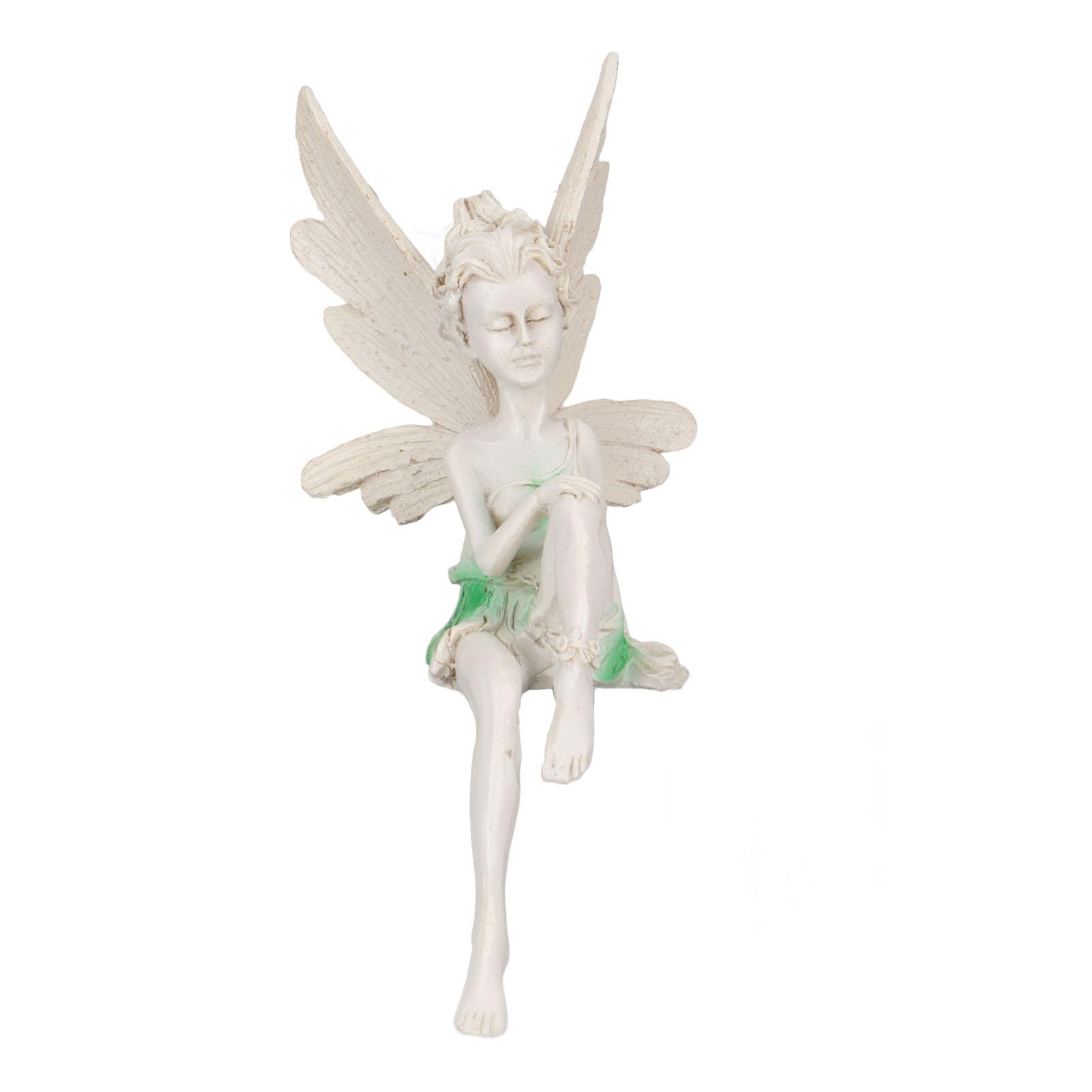 Sitting Fairy Sculpture Resin Hand Painted Realistic Details Protective Coating Cute Fairy Statue
Sitting Fairy Sculpture Resin Hand Painted Realistic Details Protective Coating Cute Fairy Statue