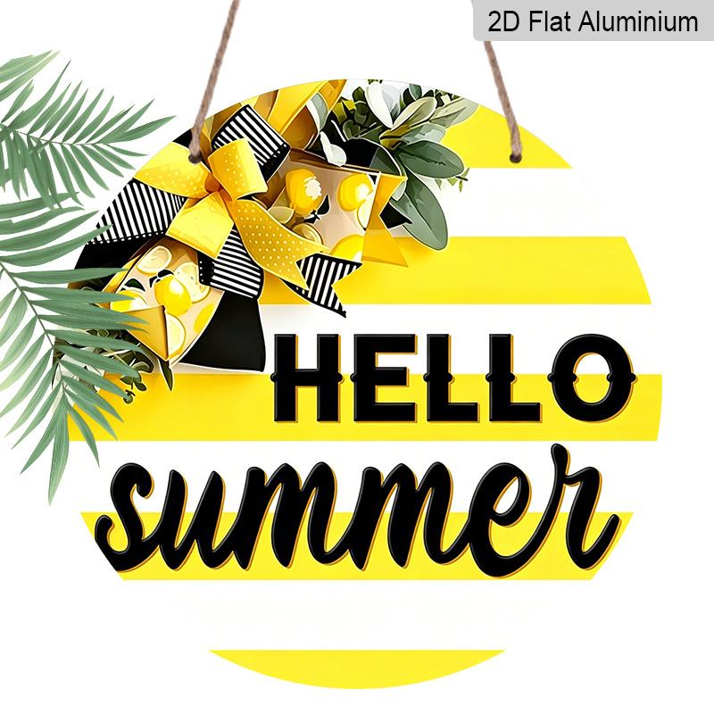 2D Flat Retro Round Aluminum Wall Panel, Multi-Size Fresh Summer Decor, Indoor Outdoor Hanging Art for Home Cafe Bar, Keepsake Gift 20*20cm
2D Flat Retro Round Aluminum Wall Panel, Multi-Size Fresh Summer Decor, Indoor Outdoor Hanging Art for Home Cafe Bar, Keepsake Gift 20*20cm