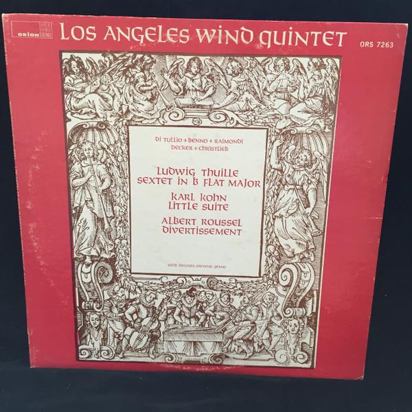 LP Record LOS ANGELES WIND QUINTET, DELORES S - Ludwig Thuille, Karl Kohn, Albert R ORS7263 ORION 1972 US Classical Used
LP Record LOS ANGELES WIND QUINTET, DELORES S - Ludwig Thuille, Karl Kohn, Albert R ORS7263 ORION 1972 US Classical Used