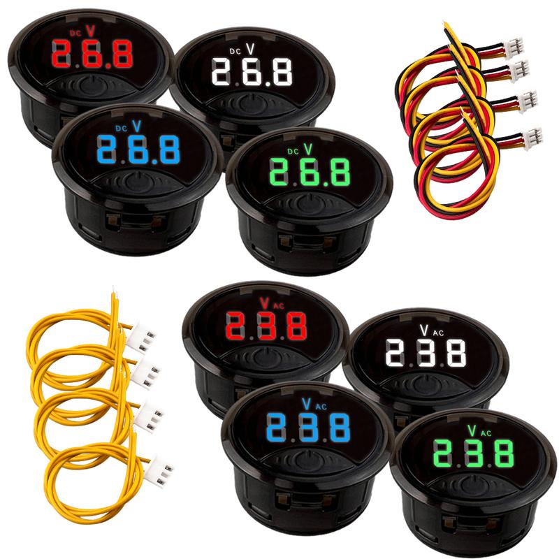 Mini circular voltmeter DC 7-120V LED digital display circular panel voltmeter AC 50-265V circular tester voltmeter DC 7-120V червоний
Mini circular voltmeter DC 7-120V LED digital display circular panel voltmeter AC 50-265V circular tester voltmeter DC 7-120V червоний