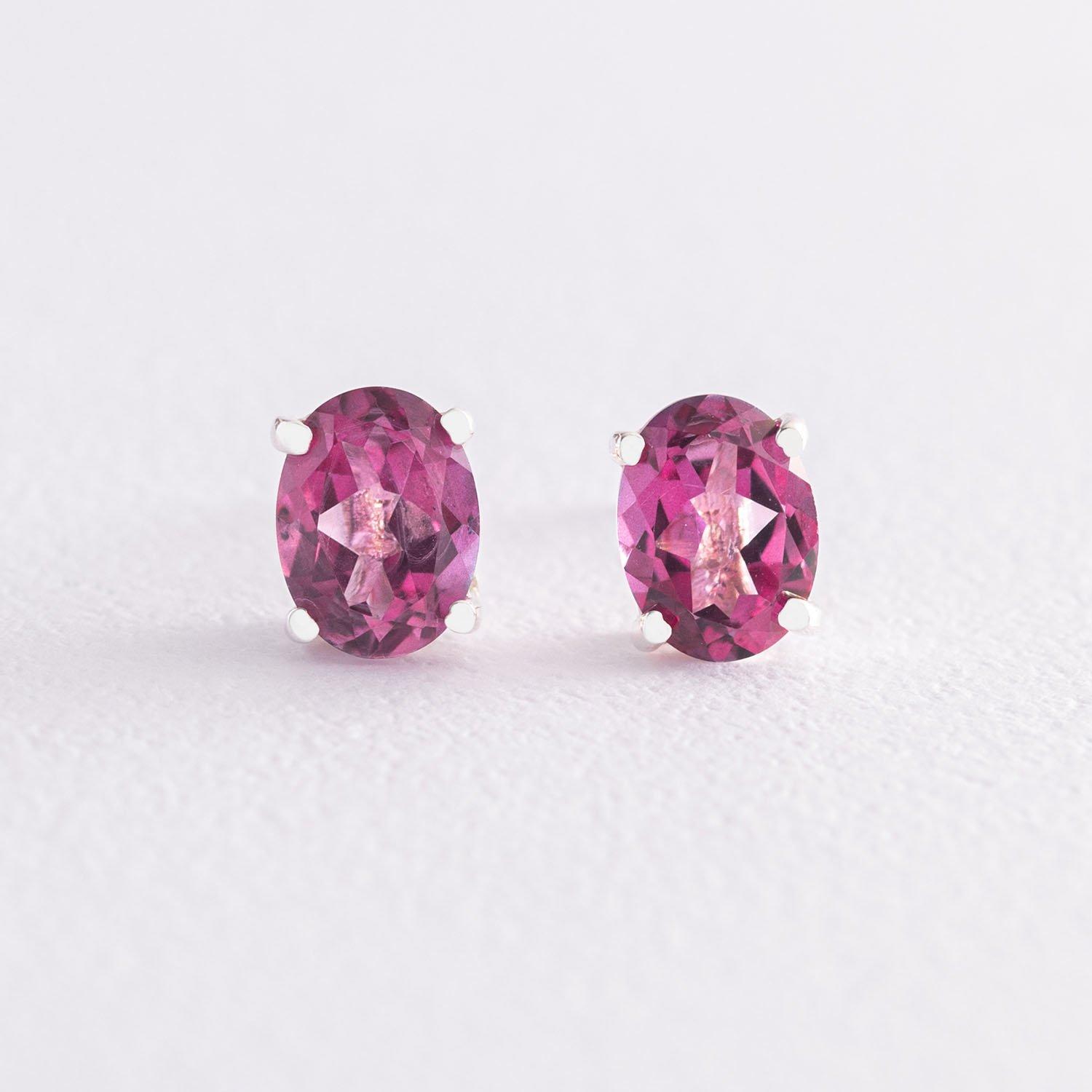 Срібні сережки з рожевими топазами Oniks срібний
Срібні сережки з рожевими топазами Oniks срібний