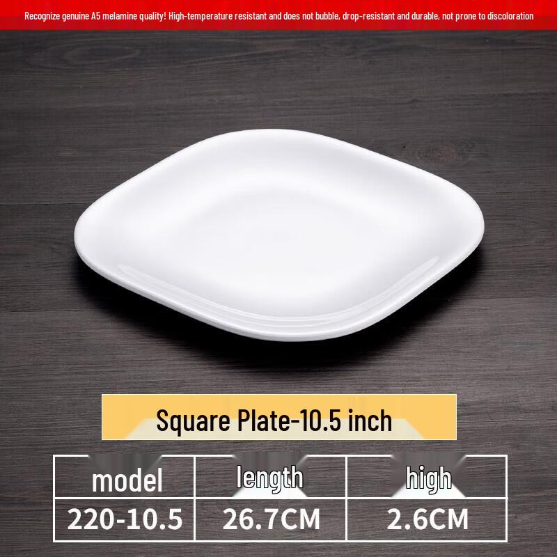 Melamine Square Dinner Plate
Melamine Square Dinner Plate
