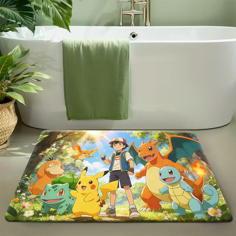 Pokemon Pikachu and Friends Film Strip Print Non-slip Doormat, Soft Absorbent Floor Rug for Home Decor 40cm x 60cm
Pokemon Pikachu and Friends Film Strip Print Non-slip Doormat, Soft Absorbent Floor Rug for Home Decor 40cm x 60cm