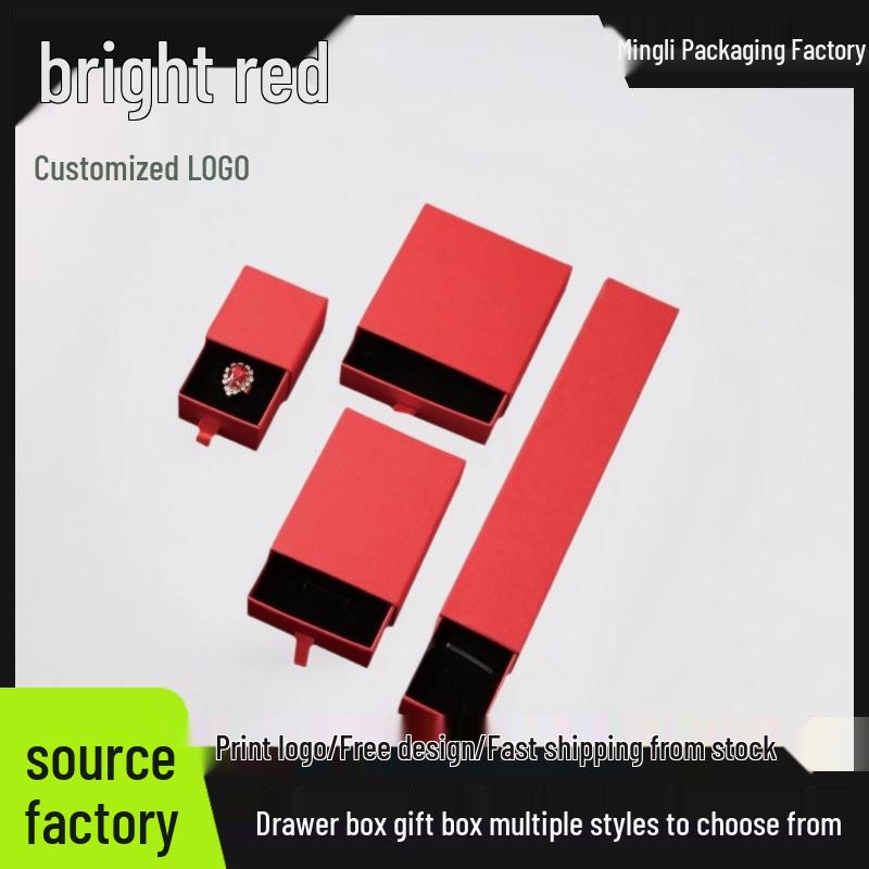 Red Jewelry Storage Box: Necklace & Earring Drawer-Type Accessory Packaging Red Drawer Box 5*5*3.5
Red Jewelry Storage Box: Necklace & Earring Drawer-Type Accessory Packaging Red Drawer Box 5*5*3.5