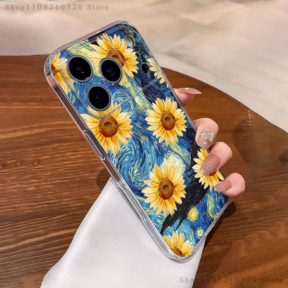 Sunflower Art V-Van G-Gogh Phone Case For iPhone 16,15,17,12,13,14,11 Max,Pro,Plus,X,XS,XR,SE4,E Mini Transparent Cover iPhone12
Sunflower Art V-Van G-Gogh Phone Case For iPhone 16,15,17,12,13,14,11 Max,Pro,Plus,X,XS,XR,SE4,E Mini Transparent Cover iPhone12