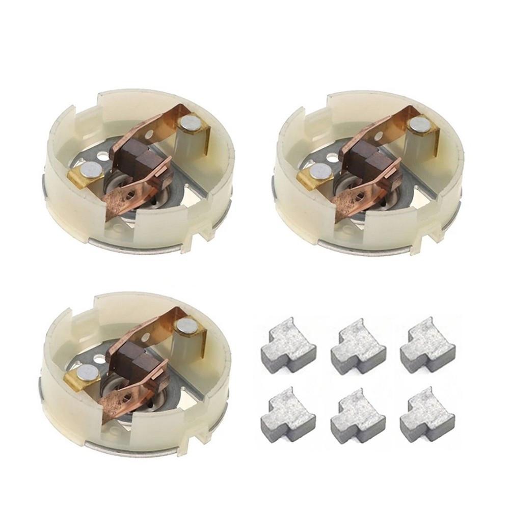 Essential Replacement Kit Electric Drill Motor Carbon Brush Holder + 6 Carbon Brushes Compatible with For RS550555 China Mainland
Essential Replacement Kit Electric Drill Motor Carbon Brush Holder + 6 Carbon Brushes Compatible with For RS550555 China Mainland