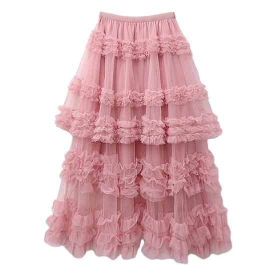 Жіноча багатошарова максі спідниця-тюль з високою талією, А-силует, з рюшами, балетна спідниця, сітчаста спідниця, багаторівнева, довга, повітряна, спідниця феї рожевий
Жіноча багатошарова максі спідниця-тюль з високою талією, А-силует, з рюшами, балетна спідниця, сітчаста спідниця, багаторівнева, довга, повітряна, спідниця феї рожевий