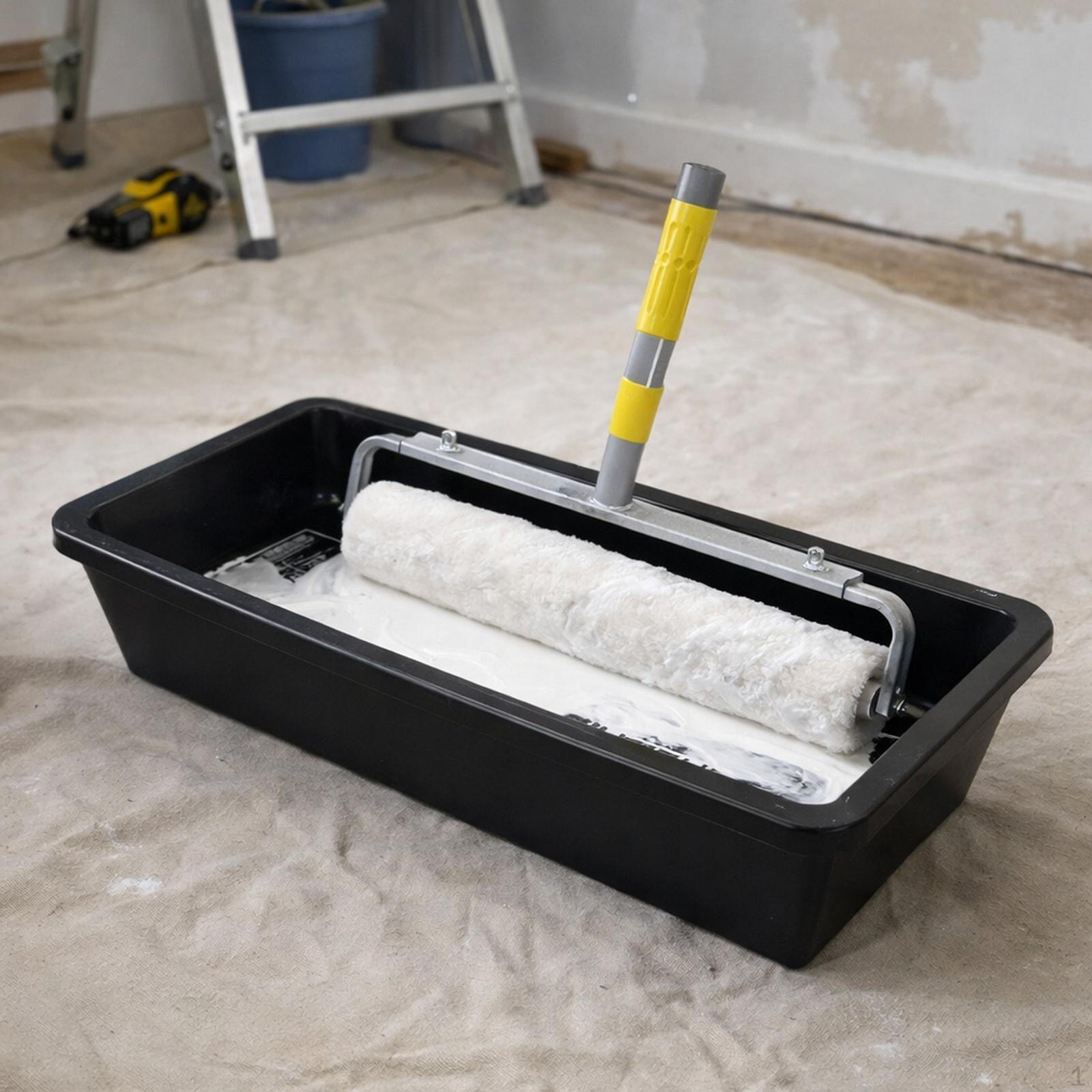 Paint Tray, Easy-tPlaster Tray with Rim, Mixing Container for Filler, Suitable for... чорний
Paint Tray, Easy-tPlaster Tray with Rim, Mixing Container for Filler, Suitable for... чорний
