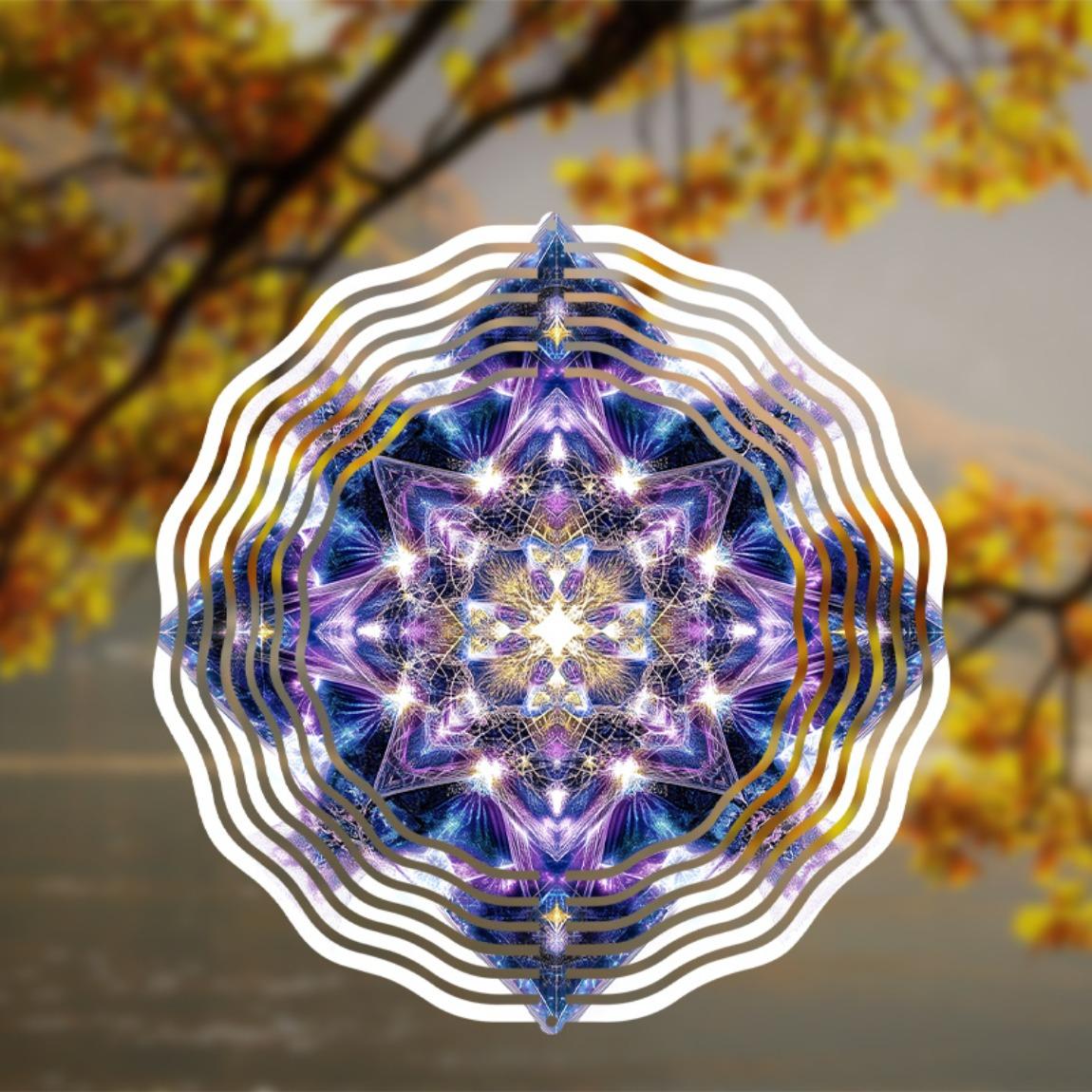 Purple Mystical Mandala Metal Wind Spinner with Rotating Hook for Garden Yard Patio Christmas Thanksgiving Holiday Outdoor Decor 01A
Purple Mystical Mandala Metal Wind Spinner with Rotating Hook for Garden Yard Patio Christmas Thanksgiving Holiday Outdoor Decor 01A
