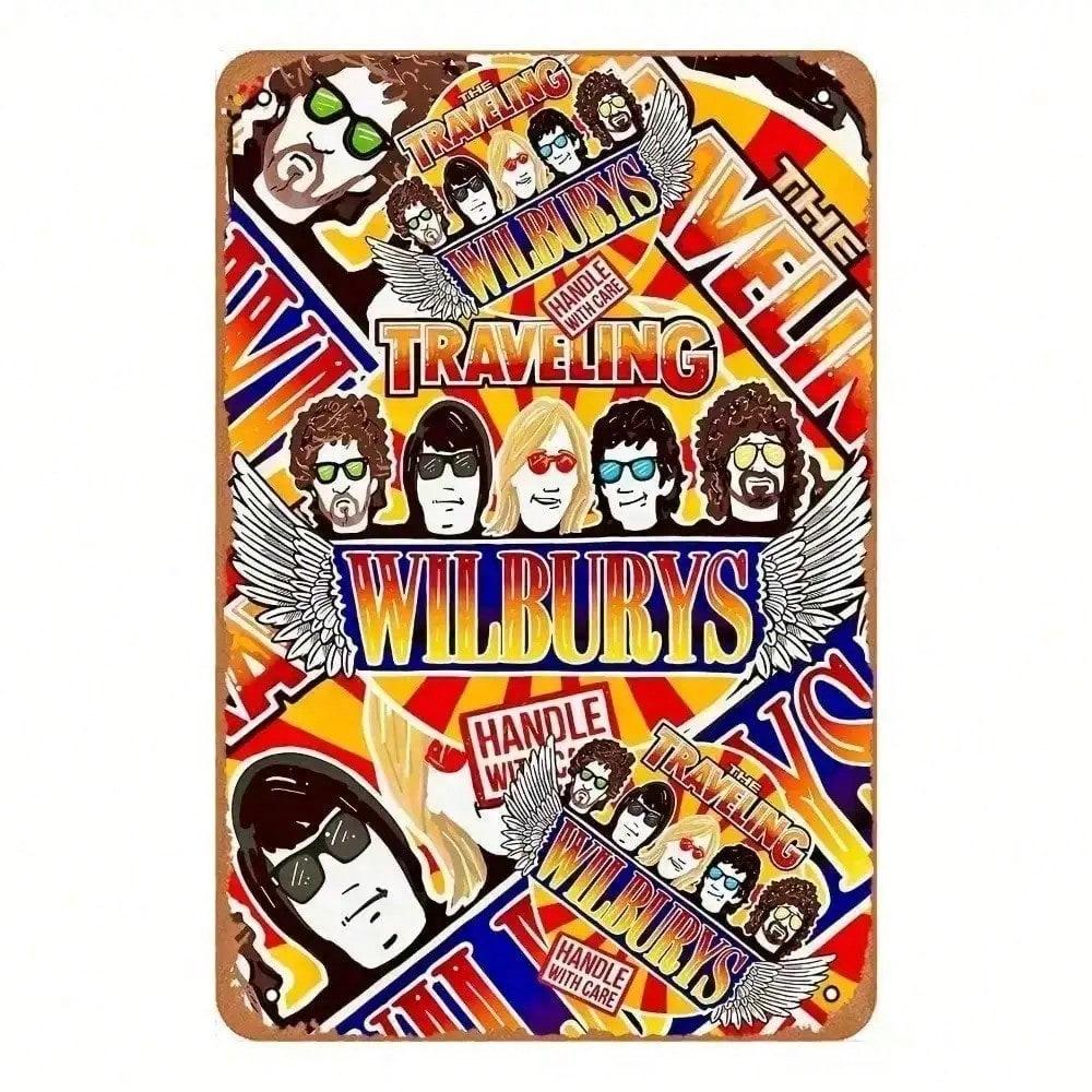 RockNostalgia The Traveling Wilburys Vintage Metal Wall Sign Retro Tin Poster for Home Bar Garage Man Cave Decor 20x30cm
RockNostalgia The Traveling Wilburys Vintage Metal Wall Sign Retro Tin Poster for Home Bar Garage Man Cave Decor 20x30cm