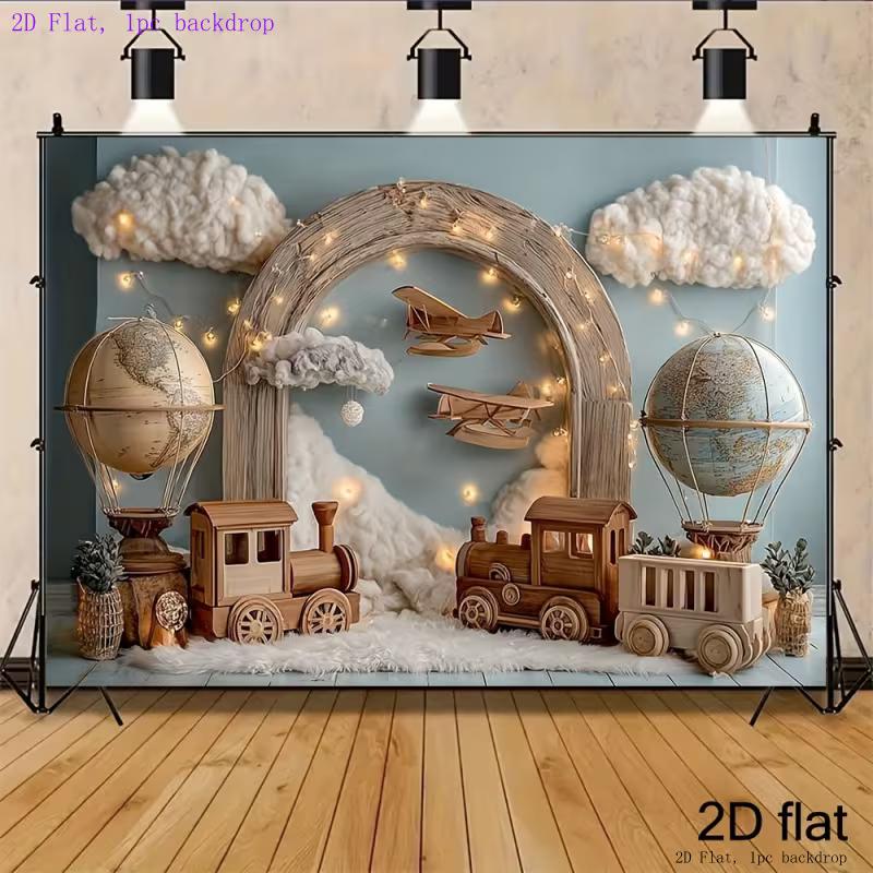 2D Flat Neutral Adventure Theme Backdrop Train Plane Travel Kids Photo Background 47.2x31.5inch/120*80cm
2D Flat Neutral Adventure Theme Backdrop Train Plane Travel Kids Photo Background 47.2x31.5inch/120*80cm