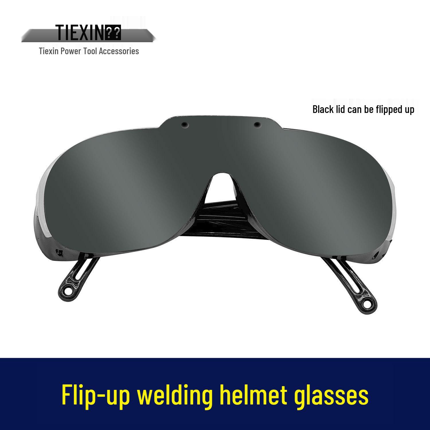 Dual-Protection Photochromic Flip-up Welding Glasses for Argon Arc
Dual-Protection Photochromic Flip-up Welding Glasses for Argon Arc