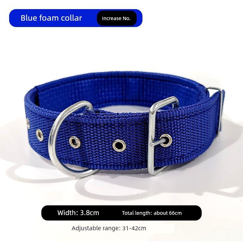 Dog Collar Collar Small, Medium and Large Dogs Soft Leather Foam Collar Dog Puppies Hand Holding Rope Abrasion Resistant Pet Supplies Blue foam collar plus size 66cm
Dog Collar Collar Small, Medium and Large Dogs Soft Leather Foam Collar Dog Puppies Hand Holding Rope Abrasion Resistant Pet Supplies Blue foam collar plus size 66cm