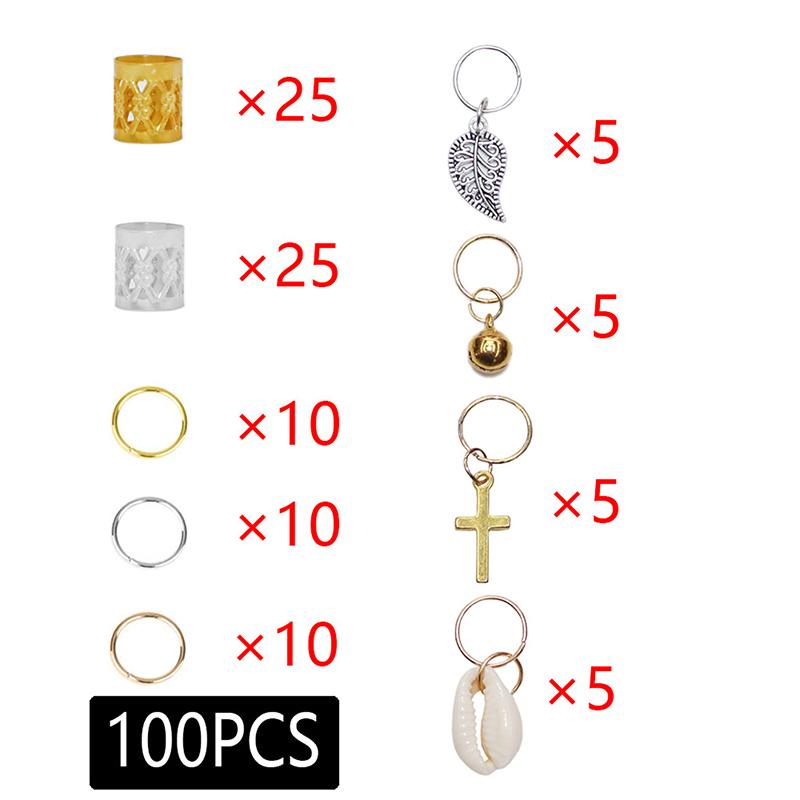 100 шт. Металлические кольца для африканских волос, бусины, манжеты, трубки, подвески, украшения для дредлоков, косичек 100 Pcs
100 шт. Металлические кольца для африканских волос, бусины, манжеты, трубки, подвески, украшения для дредлоков, косичек 100 Pcs