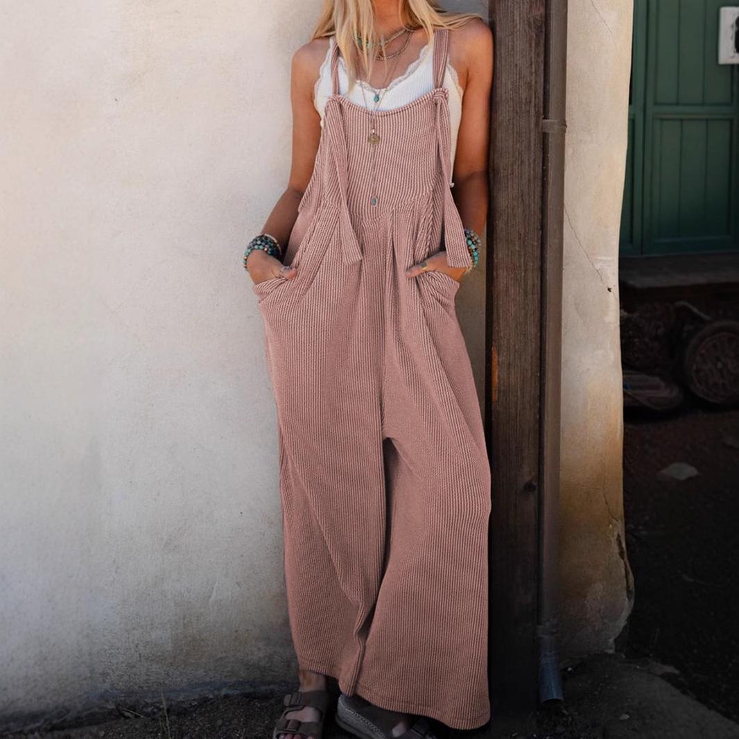 Autumn Solid Color Straight-Leg Nine-Point Jumpsuit for Women - European & American Loose, Simple, Versatile Style XL
Autumn Solid Color Straight-Leg Nine-Point Jumpsuit for Women - European & American Loose, Simple, Versatile Style XL
