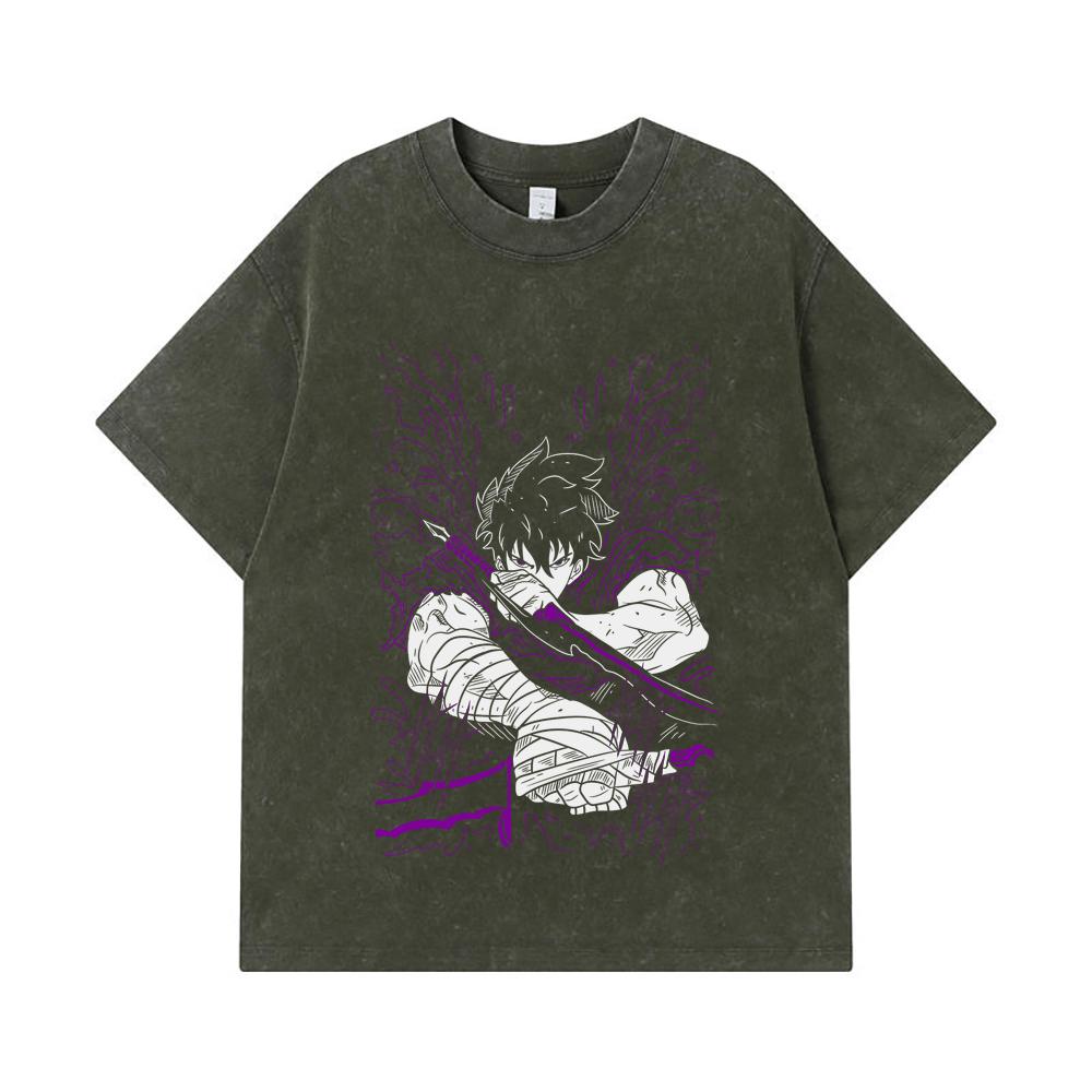 275 GSM Washed T-shirts 100% Cotton Solo Leveling V7 Print Unisex Heavy Cotton T Shirt S армия зеленый
275 GSM Washed T-shirts 100% Cotton Solo Leveling V7 Print Unisex Heavy Cotton T Shirt S армия зеленый