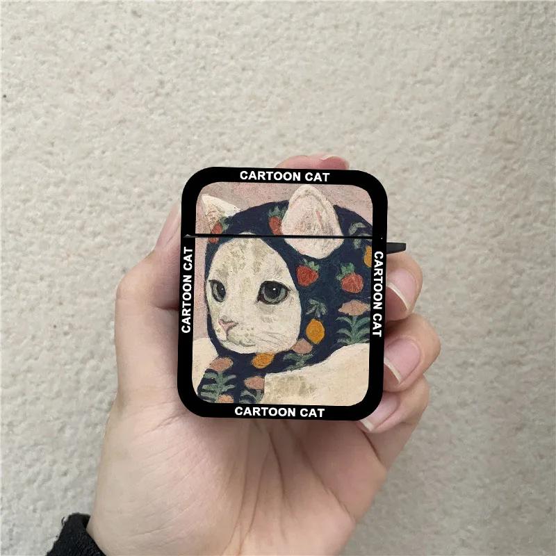 INS Korean Funny Cartoon Oil Painting Cat Earphone Cases For Airpods 4th 2 1 3 Pro 3 2 Headphone Cover For Air Pods Pro Airpods3 Airpods Pro 3
INS Korean Funny Cartoon Oil Painting Cat Earphone Cases For Airpods 4th 2 1 3 Pro 3 2 Headphone Cover For Air Pods Pro Airpods3 Airpods Pro 3