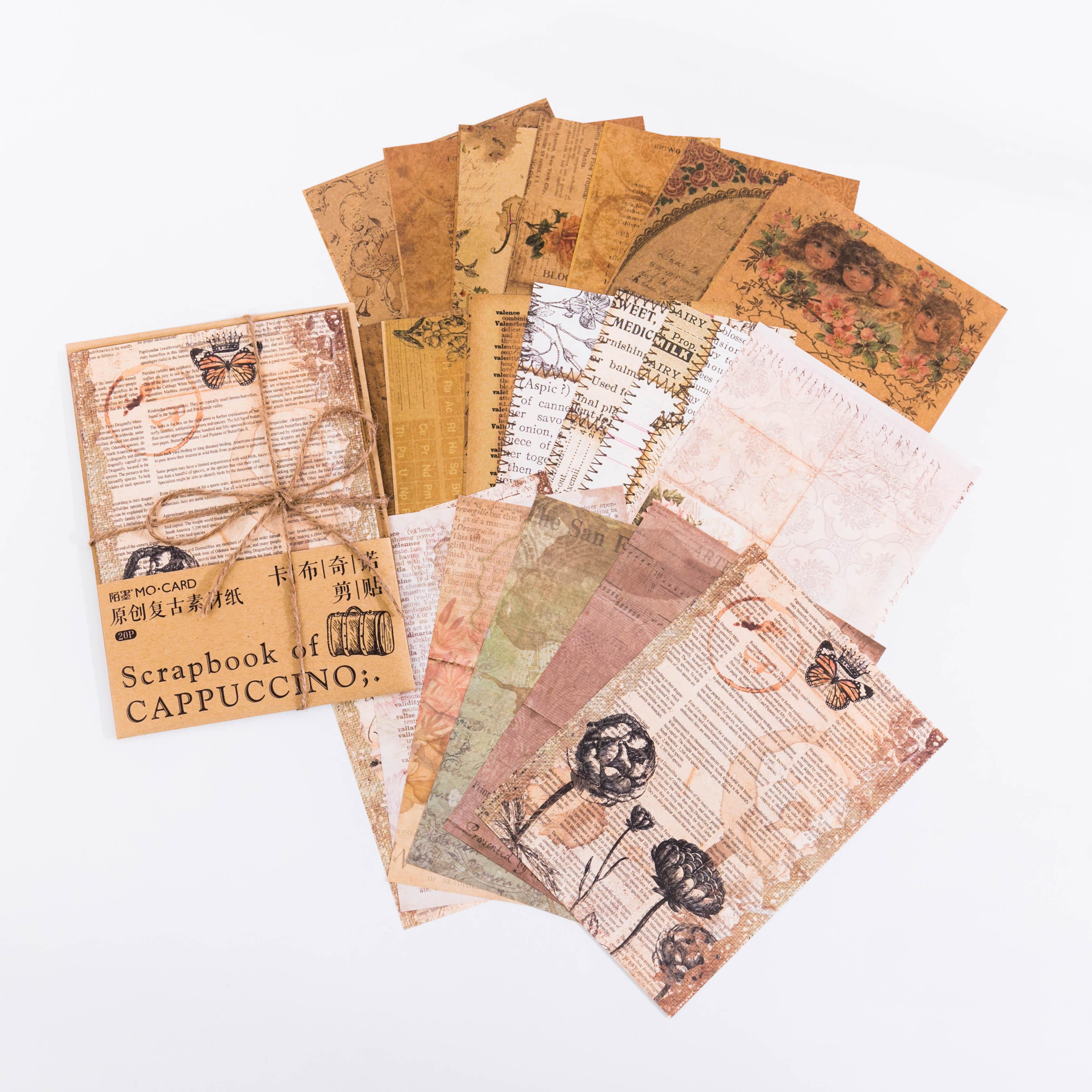 20pcs/lot Memo Pads Material Paper Coffee blooming Junk Journal Scrapbooking Cards Retro Background Decoration Paper
20pcs/lot Memo Pads Material Paper Coffee blooming Junk Journal Scrapbooking Cards Retro Background Decoration Paper