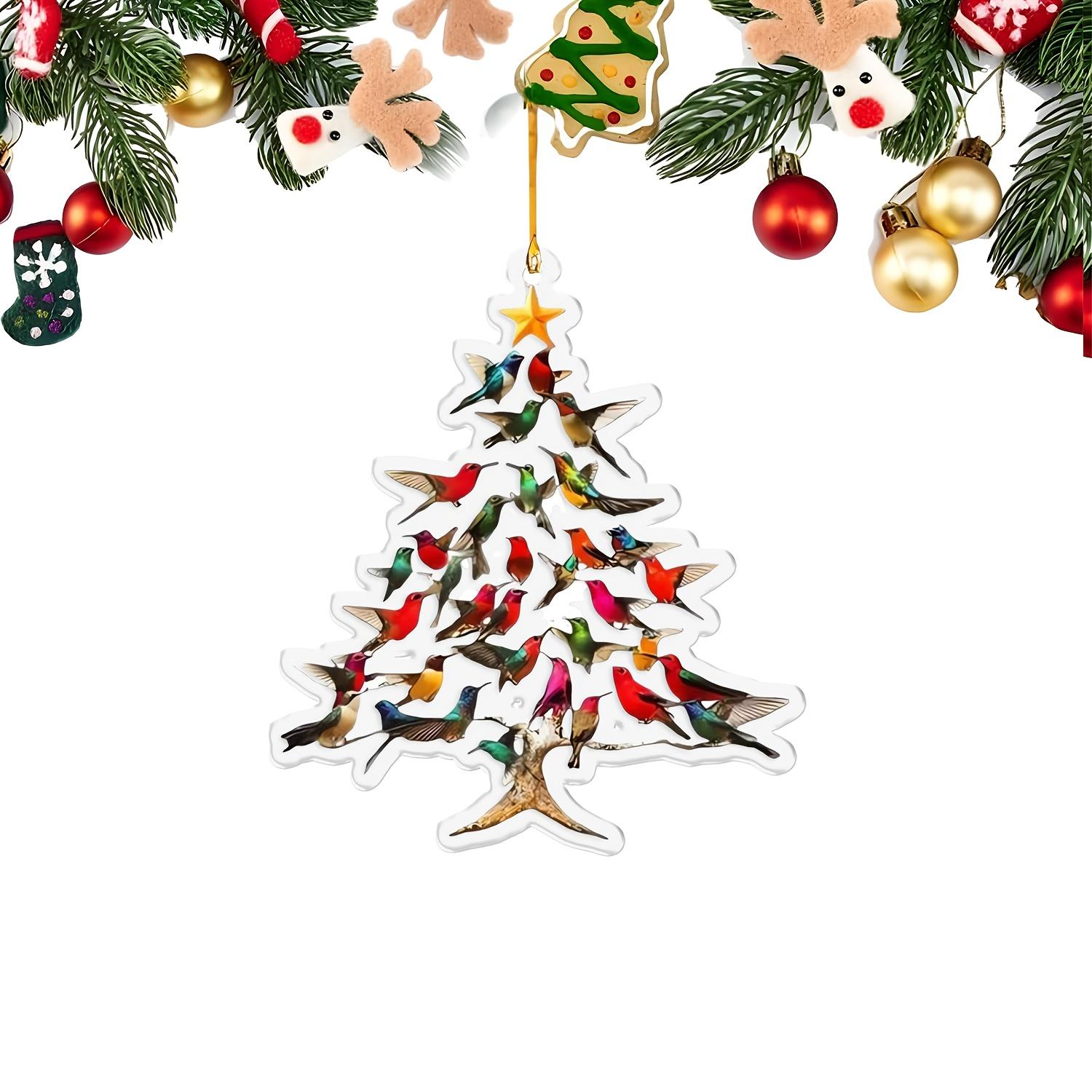2D Hummingbird Hanging Decorations - Colored Hummingbird/Tree Decorations, Stacked Hummingbird Decorations, Winter Hummingbird Home Decorations
2D Hummingbird Hanging Decorations - Colored Hummingbird/Tree Decorations, Stacked Hummingbird Decorations, Winter Hummingbird Home Decorations