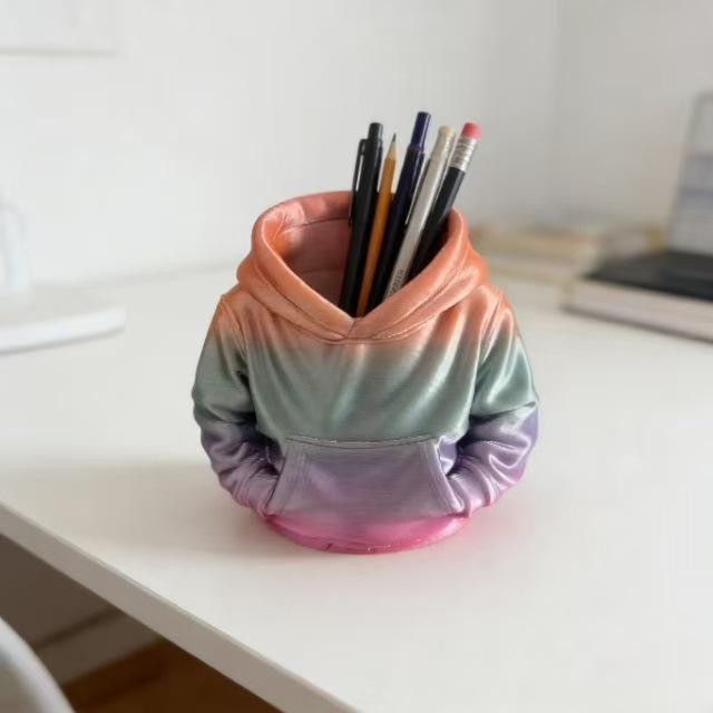 Hoodie Pen Holder: Cute Multifunctional Desk Organizer & Creative Decoration Height 7.5cm
Hoodie Pen Holder: Cute Multifunctional Desk Organizer & Creative Decoration Height 7.5cm